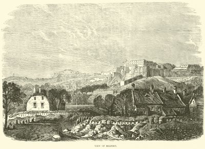 Vista de Belfort, octubre de 1870 de English School