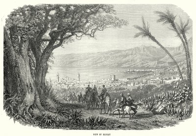 Vista de Beyrut (grabado) de English School
