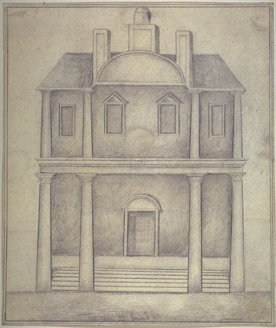 Vista del Teatro Blackfriars, c.1650 de English School