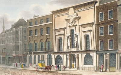 Vista del Museo Bullocks, Piccadilly, 1815 de English School