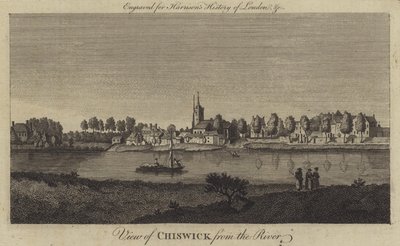 Vista de Chiswick desde el río de English School
