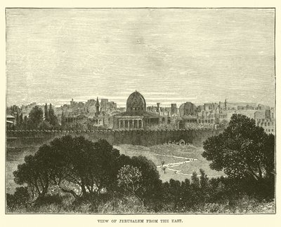 Vista de Jerusalén desde el este de English School