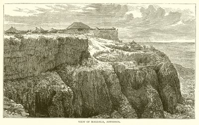 Vista de Magdala, Abisinia de English School