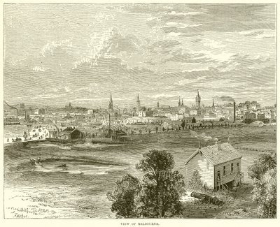 Vista de Melbourne de English School