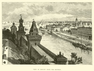 Vista de Moscú desde el Kremlin de English School