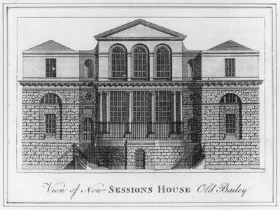 Vista de la Nueva Casa de Sesiones Old Bailey de English School