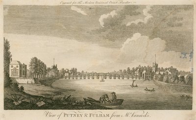 Vista de Putney y Fulham desde la casa del Sr. Vanneck de English School