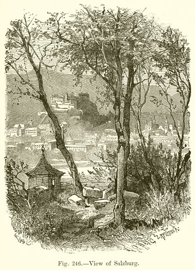 Vista de Salzburgo de English School