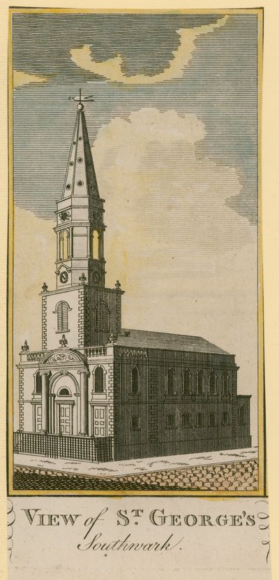 Vista de St Georges, Southwark de English School