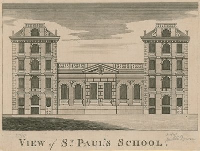Vista de la Escuela de San Pablo de English School