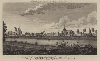 Vista de Twickenham desde el río Támesis de English School