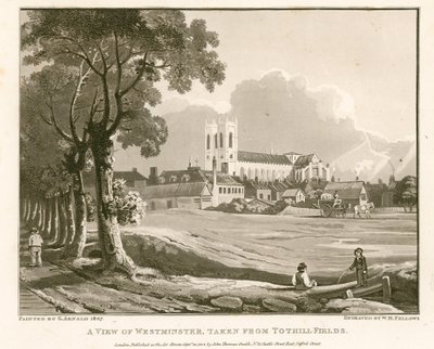 Vista de Westminster desde Tothill Fields de English School