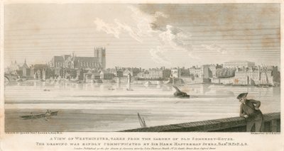 Vista de Westminster, tomada desde el jardín de Old Somerset House de English School