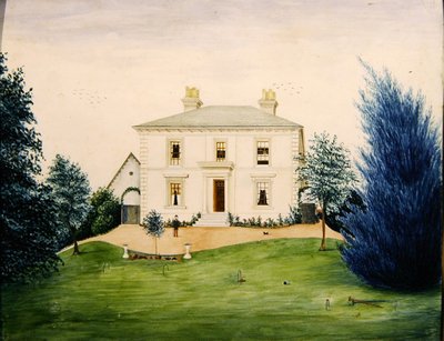 Vista de una villa de campo de English School