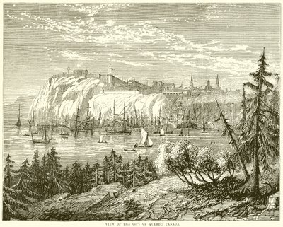 Vista de la ciudad de Quebec, Canadá de English School