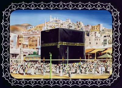 Vista de la KaBah, La Meca, 1955 de English School