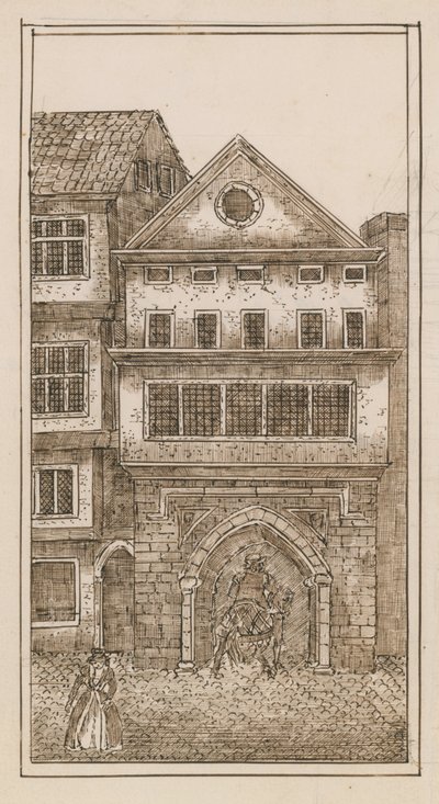 Vista de la puerta norte de San Pablo de English School