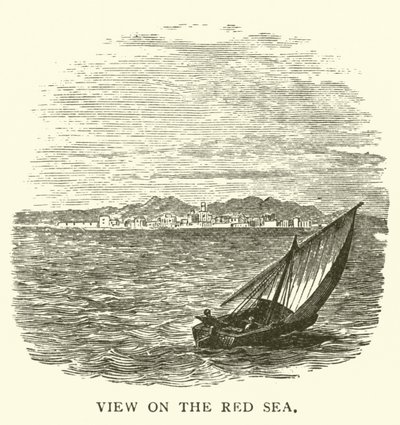 Vista en el Mar Rojo (grabado) de English School