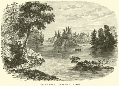 Vista del río San Lorenzo, Canadá de English School