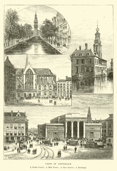 Vistas de Ámsterdam de English School