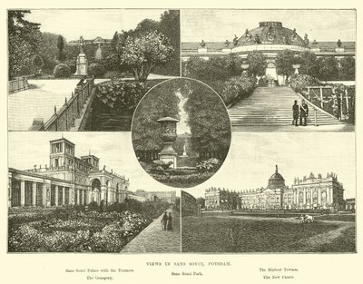 Vistas en Sans Souci, Potsdam de English School