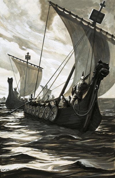 Barcos vikingos de English School