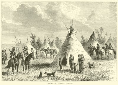 Aldea de indios de las praderas de English School