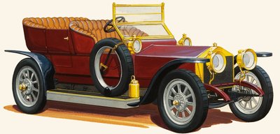 Coche de motor vintage de English School
