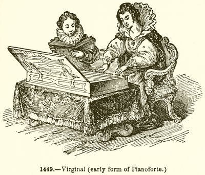 Virginal (Forma Temprana de Pianoforte) de English School