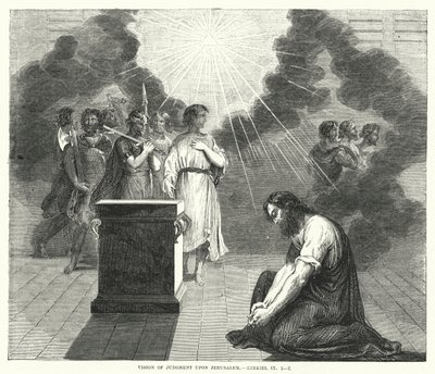 Visión del juicio sobre Jerusalén, Ezequiel IX de English School