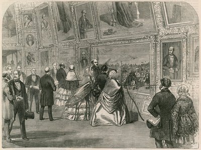 Visita de Su Majestad, el Príncipe Alberto y la Reina de Portugal a la Real Academia de English School