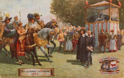Visita de Jacobo I a Oxford, 1605 de English School