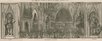 Visita de la Reina Victoria a la Ciudad de Londres, 9 de noviembre de 1837 de English School