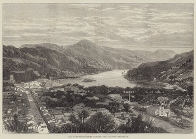 Visita de los príncipes marineros a Ceilán, vista de Kandy de English School
