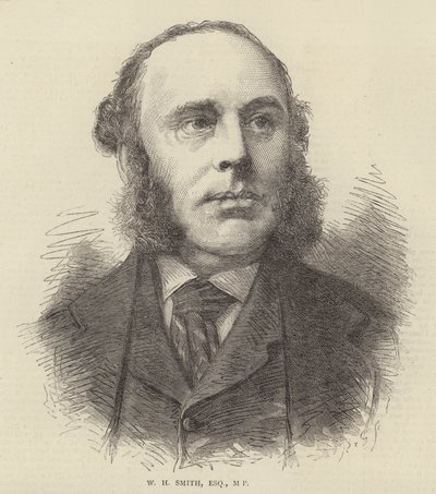 W H Smith, Esquire, MP (grabado) de English School