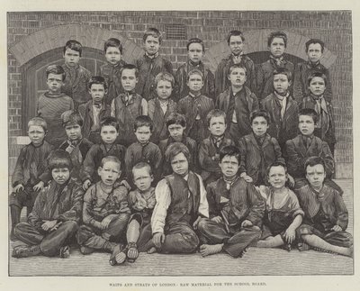 Huérfanos y Vagabundos de Londres, Materia Prima para la Junta Escolar de English School