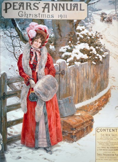 Waiting for the Coach, del Pears Annual, Navidad de 1911 de English School