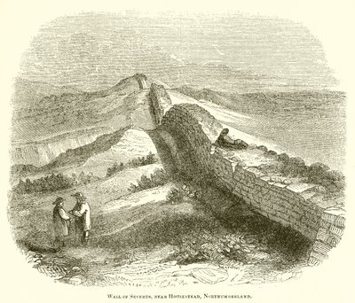 Muro de Severo, cerca de Housestead, Northumberland de English School