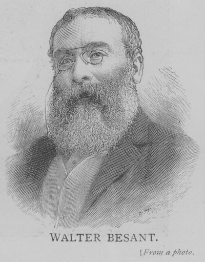Walter Besant (grabado) de English School
