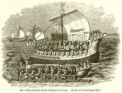 Galeras de Guerra del Siglo XV de English School