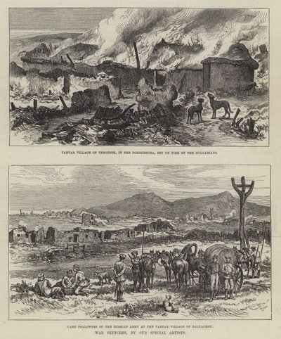 Bocetos de guerra (grabado) de English School