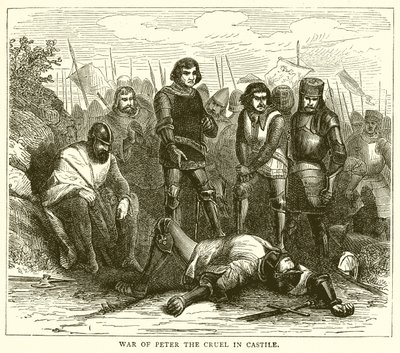 Guerra de Pedro el Cruel en Castilla de English School