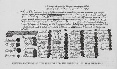 Orden de ejecución del rey Carlos I de English School