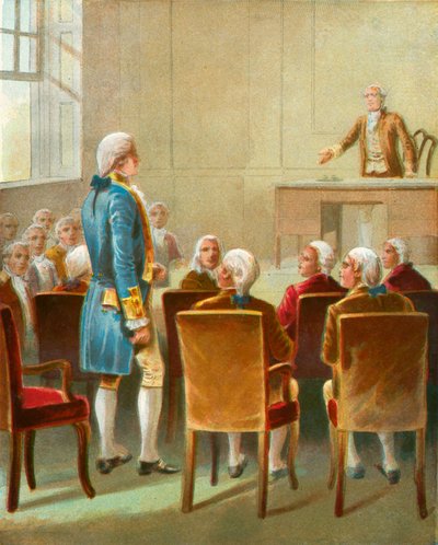 Washington elegido Comandante en Jefe de English School