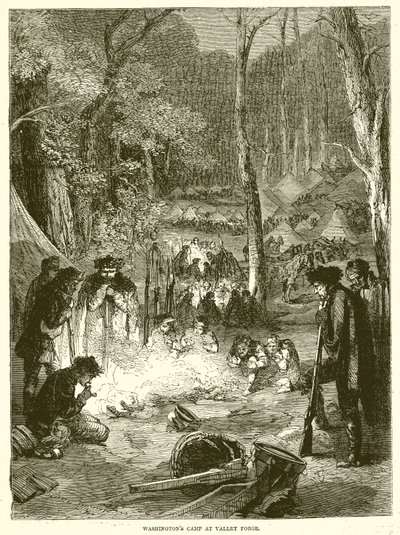 Campamento de Washington en Valley Forge de English School