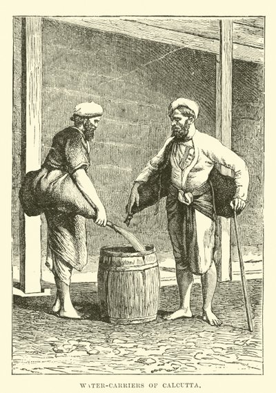 Portadores de agua de Calcuta de English School