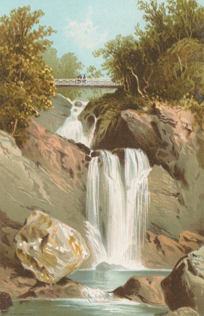 Cascada en Inversnaid - Loch Lomond de English School