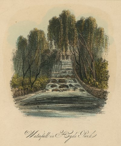 Cascada en Hyde Park, Londres de English School