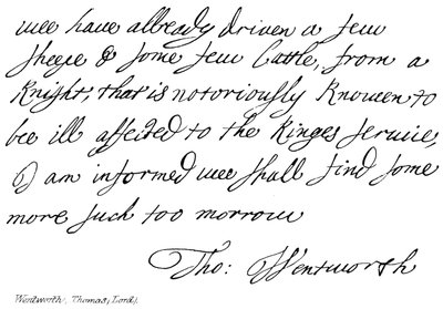 Thomas Wentworth (Lord) de English School