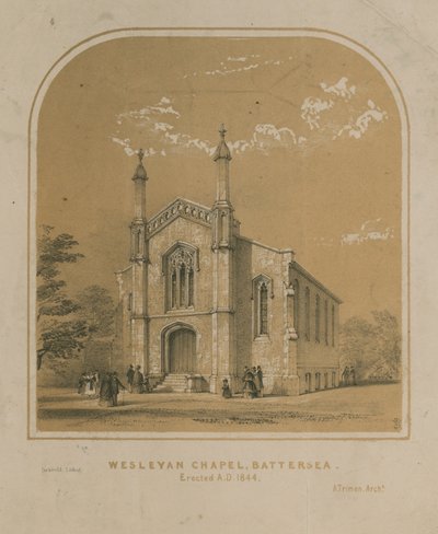 Capilla Wesleyana en Battersea de English School